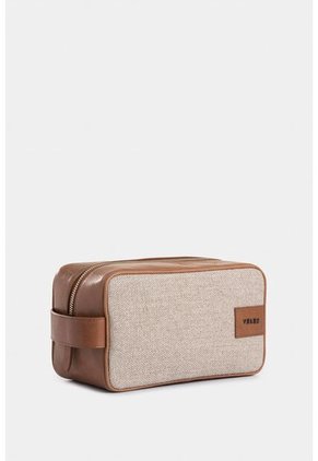 Organizador De Viaje De Lona Y Cuero Para Hombre Condal Organizador De Viaje De Lona Y Cuero Para Hombre Condal Miel VÉLEZ