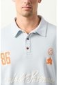 Polo Cropped En Algodón Para Hombre Primavera Polo Cropped En Algodón Para Hombre Primavera Azul Claro XL VÉLEZ de Vélez