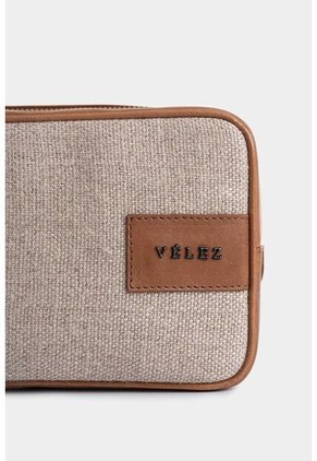 Organizador De Viaje De Lona Y Cuero Para Hombre Condal Organizador De Viaje De Lona Y Cuero Para Hombre Condal Miel VÉLEZ