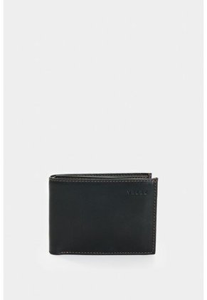 Billetera De Cuero Para Hombre Costuras 3 Billetera De Cuero Para Hombre Costuras 3 Negro VÉLEZ
