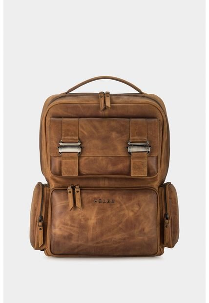 Morral Barceló De Cuero Con Efecto Espazolado Para Hombre Chapas Frontales Morral Barceló De Cuero Con Efecto Espazolado Para Hombre Chapas Frontales Miel Vélez