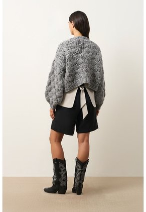Cardigan Tejido Para Mujer Luzia Cardigan Tejido Para Mujer Luzia Gris XL VÉLEZ