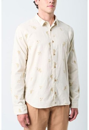 Camisa Manga Larga Wezen Para Hombre Bordada Camisa Manga Larga Wezen Para Hombre Bordada Arena XL VÉLEZ