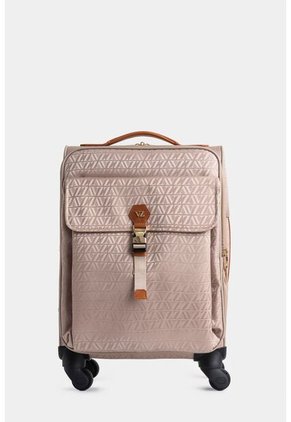 Maleta De Viaje Bloom 2 En Jacquard Para Mujer Monogram Maleta De Viaje Bloom 2 En Jacquard Para Mujer Monogram Beige VÉLEZ