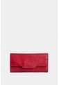 Billetera Porta Chequera Damasco De Cuero Para Mujer Diseño Hexagonal Billetera Porta Chequera Damasco De Cuero Para Mujer Diseño Hexagonal Rojo VÉLEZ de Vélez