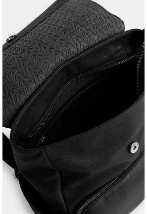 Morral Zermatt De Cuero Para Mujer Contemporáneo Morral Zermatt De Cuero Para Mujer Contemporáneo Negro VÉLEZ