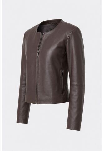 Chaqueta De Cuero Para Mujer Denver Chaqueta De Cuero Para Mujer Denver Cafe L VÉLEZ Vélez