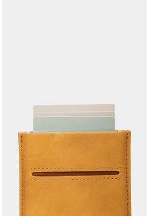 Porta Documentos De Cuero Miniwallet Porta Documentos De Cuero Miniwallet Mostaza VÉLEZ