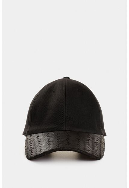 Gorra 6 Paneles En Dril Y Cuero Para Hombre Circe Gorra 6 Paneles En Dril Y Cuero Para Hombre Circe Negro S VÉLEZ