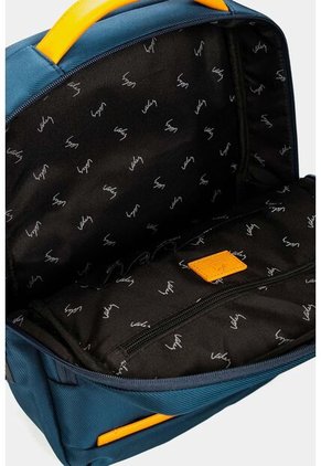 Morral Ginger En Lona Impermeable Para Hombre Detalles En Cuero Morral Ginger En Lona Impermeable Para Hombre Detalles En Cuero Azul Oscuro VÉLEZ