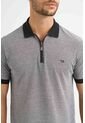 Polo Casual Algodón Para Hombre Cremallera Polo Casual Algodón Para Hombre Cremallera Negro L VÉLEZ de Vélez