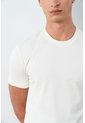 Camiseta Micropima Arizona Para Hombre Semi Ajustada Camiseta Micropima Arizona Para Hombre Semi Ajustada Crema L VÉLEZ de Vélez