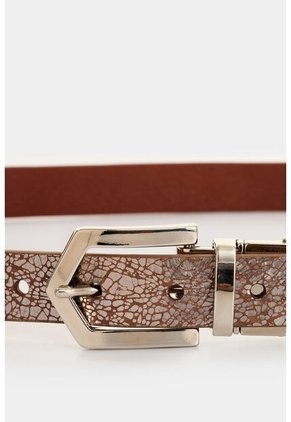 Cinturón Doble Faz De Cuero Para Mujer Miramar Cinturón Doble Faz De Cuero Para Mujer Miramar Plata XL VÉLEZ