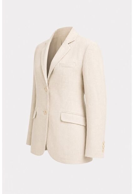 Blazer Aurora En Lino Para Mujer Fit Holgado Blazer Aurora En Lino Para Mujer Fit Holgado Arena S VÉLEZ
