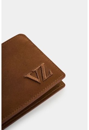 Billetera De Cuero Para Hombre Sand Monogram Billetera De Cuero Para Hombre Sand Monogram Miel VÉLEZ