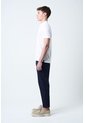 Polo Lucca Manga Corta Para Hombre Texturizada Polo Lucca Manga Corta Para Hombre Texturizada Blanco L VÉLEZ de Vélez