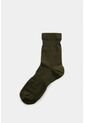 Calcetines Media Pierna Tejidos Para Hombre Detalle Acanalado Calcetines Media Pierna Tejidos Para Hombre Detalle Acanalado Verde XS VÉLEZ de Vélez