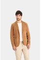 Blazer Niger De Gamuza Para Hombre Fit Semi Ajustado Blazer Niger De Gamuza Para Hombre Fit Semi Ajustado Miel XL VÉLEZ de Vélez