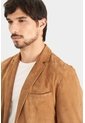 Blazer Niger De Gamuza Para Hombre Fit Semi Ajustado Blazer Niger De Gamuza Para Hombre Fit Semi Ajustado Miel XL VÉLEZ de Vélez