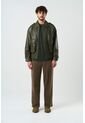 Chaqueta Bomber De Cuero Para Hombre Meridian Chaqueta Bomber De Cuero Para Hombre Meridian Verde Oliva XXL VÉLEZ de Vélez