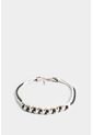 Collar Malaquita De Cuero Y Algodón Para Mujer Trenzado Collar Malaquita De Cuero Y Algodón Para Mujer Trenzado Azul VÉLEZ de Vélez
