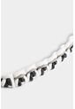 Collar Malaquita De Cuero Y Algodón Para Mujer Trenzado Collar Malaquita De Cuero Y Algodón Para Mujer Trenzado Azul VÉLEZ de Vélez
