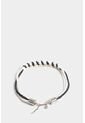 Collar Malaquita De Cuero Y Algodón Para Mujer Trenzado Collar Malaquita De Cuero Y Algodón Para Mujer Trenzado Azul VÉLEZ de Vélez