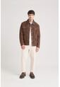 Chaqueta Aron En Gamuza Para Hombre Detalle Cuero Chaqueta Aron En Gamuza Para Hombre Detalle Cuero Cafe M VÉLEZ de Vélez