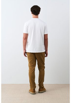 Camiseta Micropima Arizona Para Hombre Semi Ajustada Camiseta Micropima Arizona Para Hombre Semi Ajustada Blanco L VÉLEZ