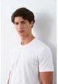 Camiseta Micropima Arizona Para Hombre Semi Ajustada Camiseta Micropima Arizona Para Hombre Semi Ajustada Blanco L VÉLEZ de Vélez