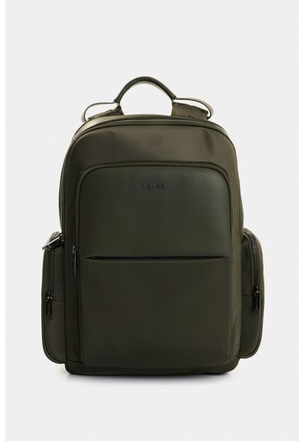 Tula Morral Caval De Lona Y Cuero Para Hombre Confort Tula Morral Caval De Lona Y Cuero Para Hombre Confort Verde Oliva VÉLEZ