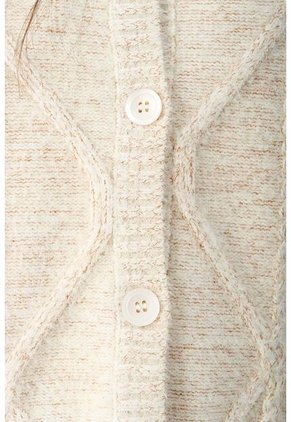 Cardigan Tejido Con Lúrex Para Mujer Soren Cardigan Tejido Con Lúrex Para Mujer Soren Crema S VÉLEZ