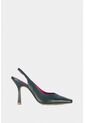 Tacones Cerrados Baltimore De Cuero Para Mujer Punta Cuadrada Tacones Cerrados Baltimore De Cuero Para Mujer Punta Cuadrada Verde 34 Vélez de Vélez