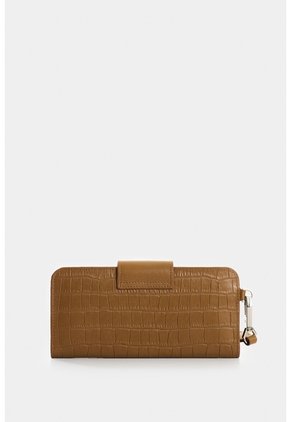 Billetera Porta Chequera De Cuero Para Mujer Extravaganza Billetera Porta Chequera De Cuero Para Mujer Extravaganza Miel VÉLEZ