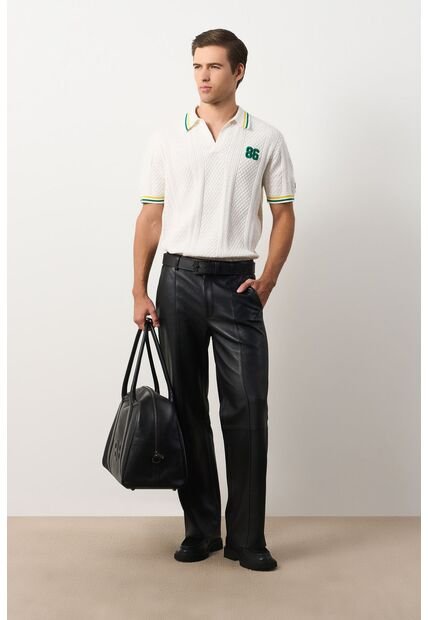 Polo Manga Corta Para Hombre Polo Manga Corta Para Hombre Crema M VÉLEZ