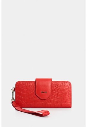 Billetera Porta Chequera De Cuero Para Mujer Extravaganza Billetera Porta Chequera De Cuero Para Mujer Extravaganza Rojo VÉLEZ