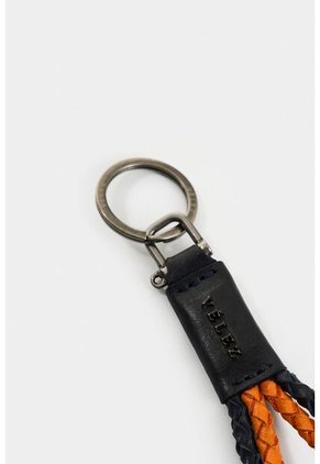 Llavero Barceló De Cuero Para Hombre Tiras Trenzadas Llavero Barceló De Cuero Para Hombre Tiras Trenzadas Azul Oscuro VÉLEZ