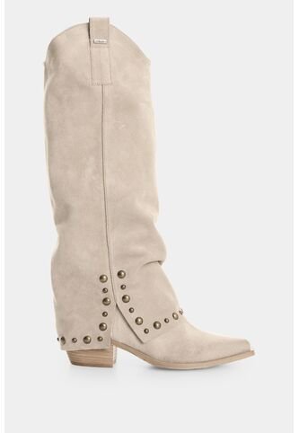 Bota En Gamuza Para Mujer Maguey Bota En Gamuza Para Mujer Maguey Arena 34 VÉLEZ Vélez