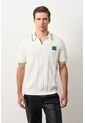 Polo Manga Corta Para Hombre Polo Manga Corta Para Hombre Crema M VÉLEZ de Vélez