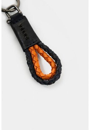 Llavero Barceló De Cuero Para Hombre Tiras Trenzadas Llavero Barceló De Cuero Para Hombre Tiras Trenzadas Azul Oscuro VÉLEZ