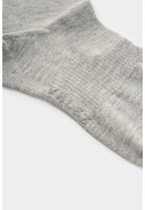 Calcetines Media Pierna Tejidos Para Hombre Detalle Acanalado Calcetines Media Pierna Tejidos Para Hombre Detalle Acanalado Gris XS VÉLEZ