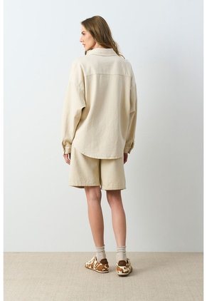 Camisa Acrux Para Mujer Oversized Camisa Acrux Para Mujer Oversized Arena XS VÉLEZ