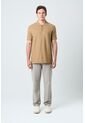 Polo Para Hombre Semi Fit Detalle Jacquard Polo Para Hombre Semi Fit Detalle Jacquard Tabaco L VÉLEZ de Vélez