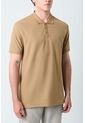 Polo Para Hombre Semi Fit Detalle Jacquard Polo Para Hombre Semi Fit Detalle Jacquard Tabaco L VÉLEZ de Vélez