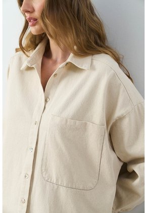 Camisa Acrux Para Mujer Oversized Camisa Acrux Para Mujer Oversized Arena XS VÉLEZ