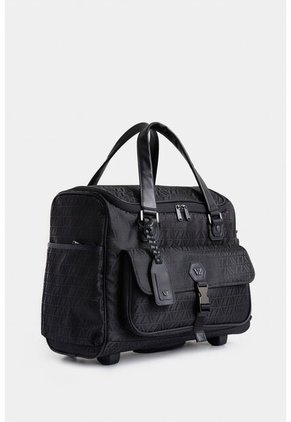 Maleta De Viaje Bloom 2 En Jacquard Para Mujer Sistema Trolley Maleta De Viaje Bloom 2 En Jacquard Para Mujer Sistema Trolley Negro VÉLEZ