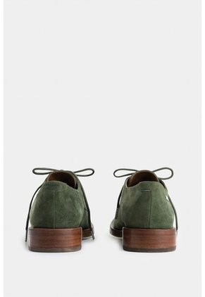 Zapato De Cordón Alba En Cuero Gamuza Para Mujer Silueta Oxford Zapato De Cordón Alba En Cuero Gamuza Para Mujer Silueta Oxford Verde 37 Vélez