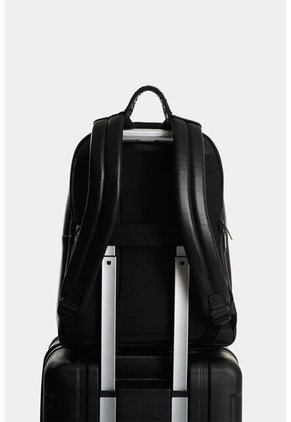 Morral De Cuero Para Hombre Ocean Monogram Morral De Cuero Para Hombre Ocean Monogram Negro VÉLEZ