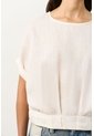 Camisa Manga Corta Para Mujer Sereno Camisa Manga Corta Para Mujer Sereno Crema M VÉLEZ de Vélez