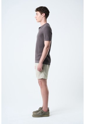 Bermuda Marfil En Lino Para Hombre Silueta Amplia Bermuda Marfil En Lino Para Hombre Silueta Amplia Arena 38 VÉLEZ